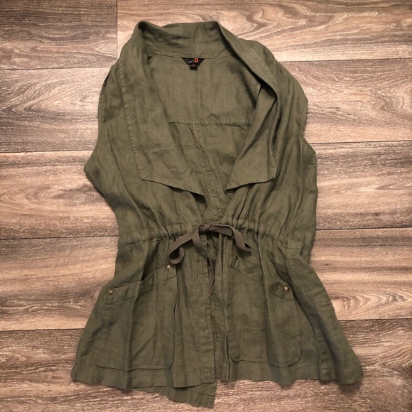 Guess Olive Green Vest - Picture 1 of 5